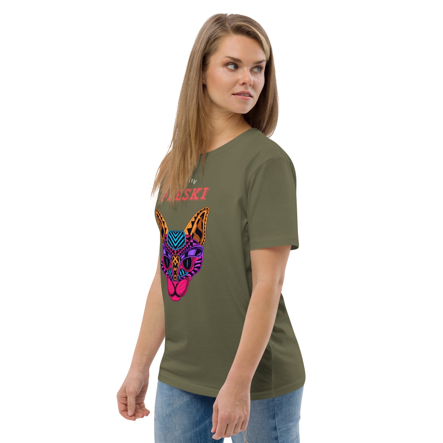 Tee-shirt classique CAT Kaki en coton biologique