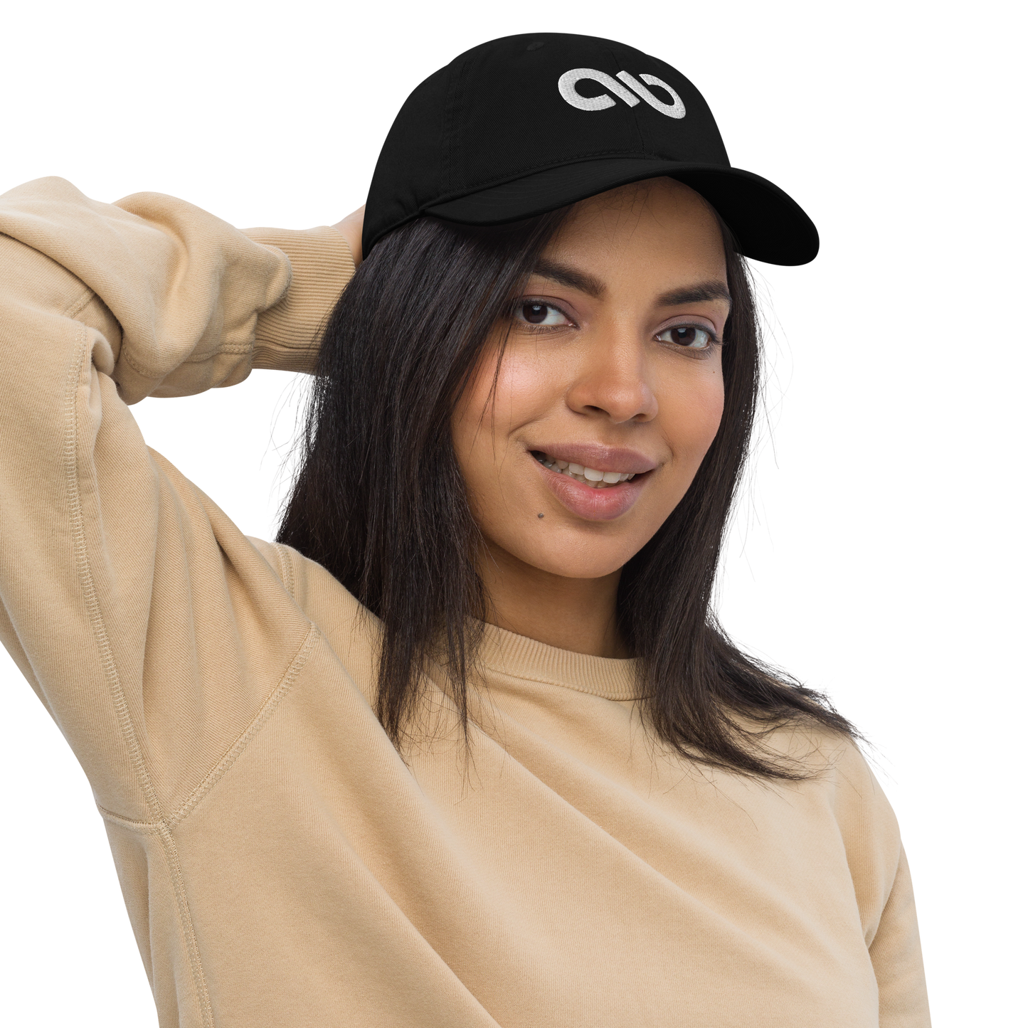 Casquette classique noir bio
