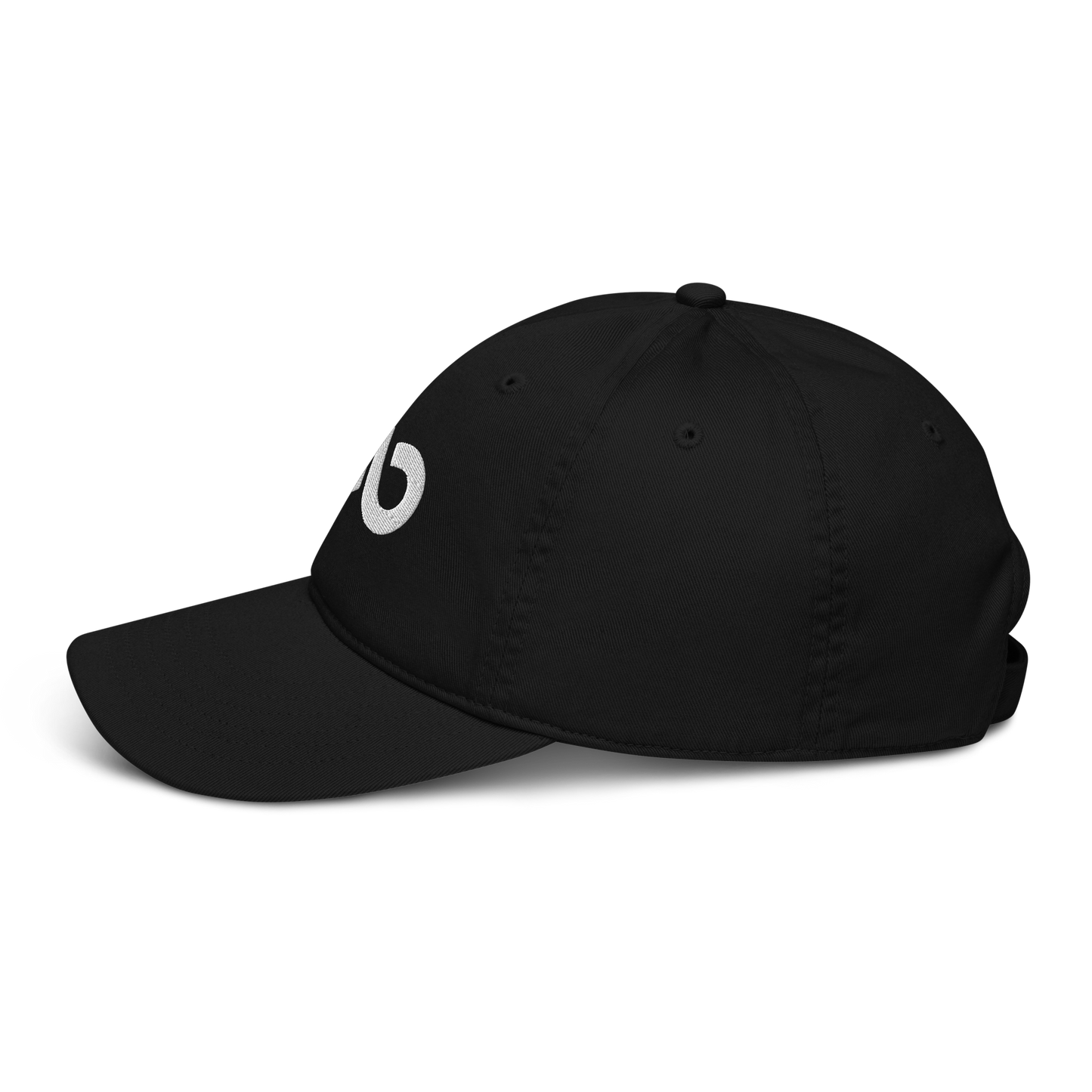Casquette classique noir bio