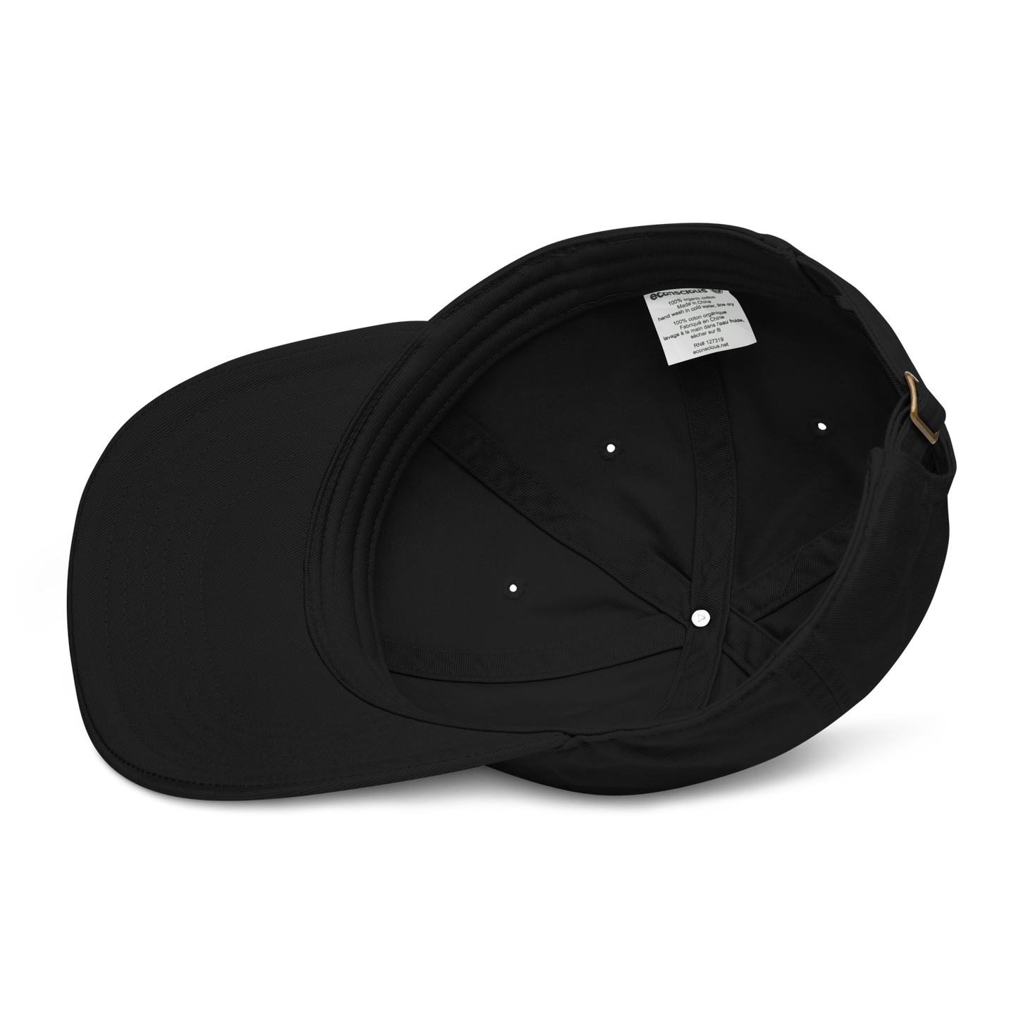 Casquette classique noir bio