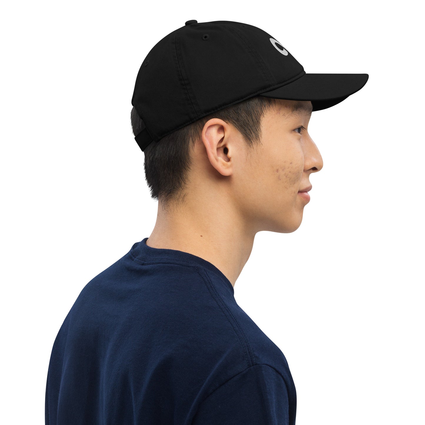 Casquette classique noir bio