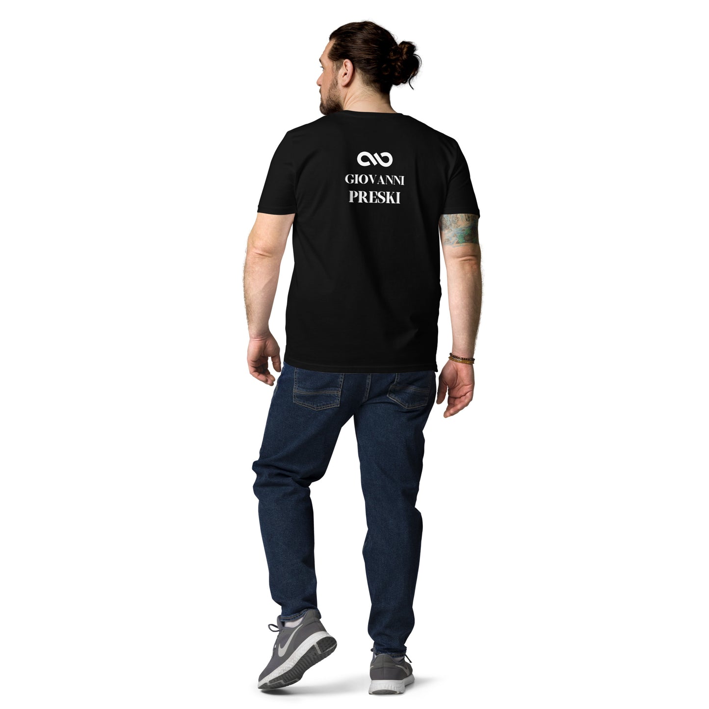 Tee-shirt classique Tiger noir en coton biologique