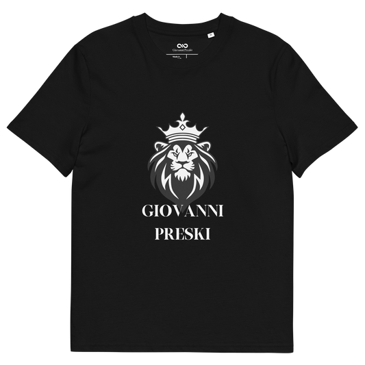 Tee-shirt classique Lion King noir en coton biologique