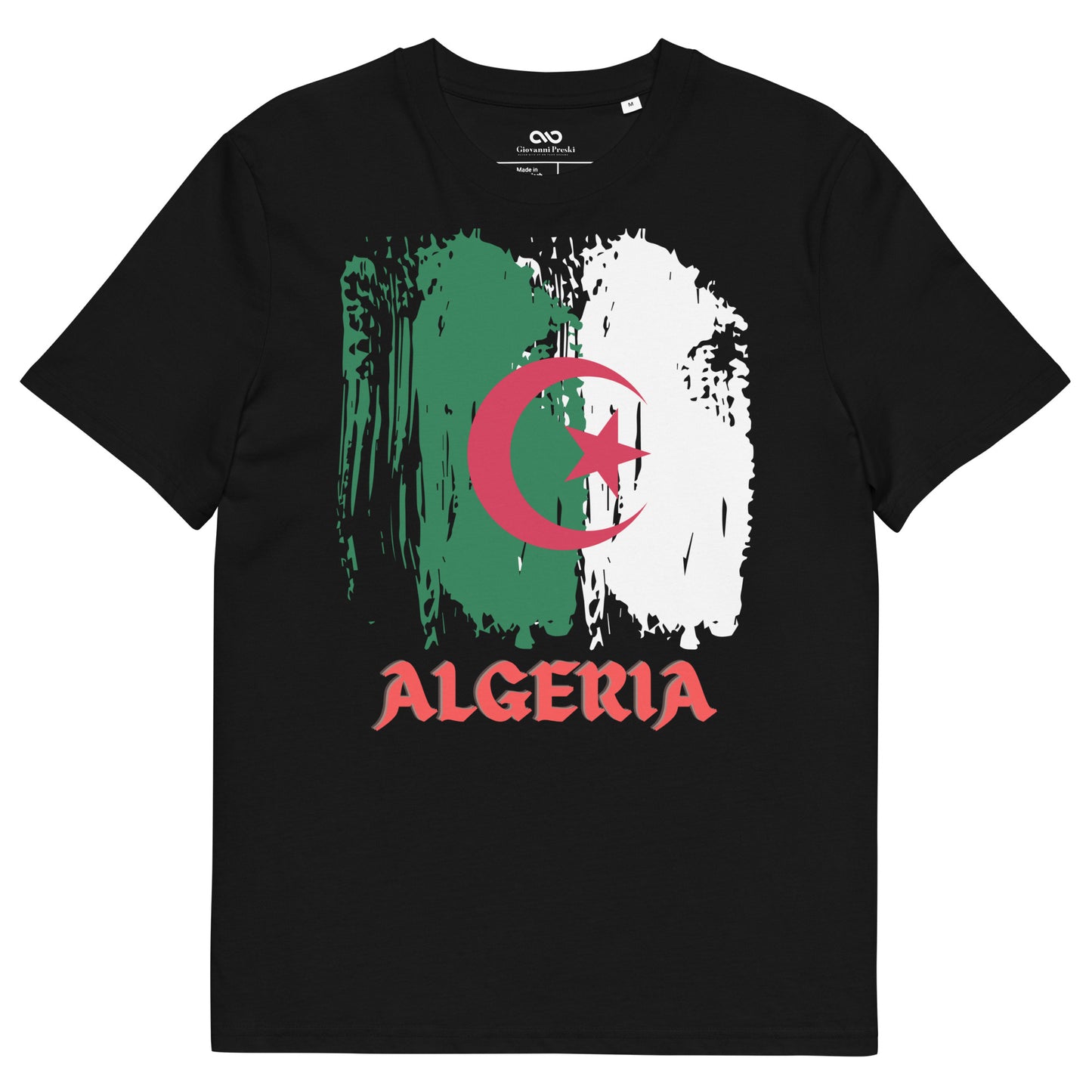 T-shirt unisexe ALGERIA en coton biologique