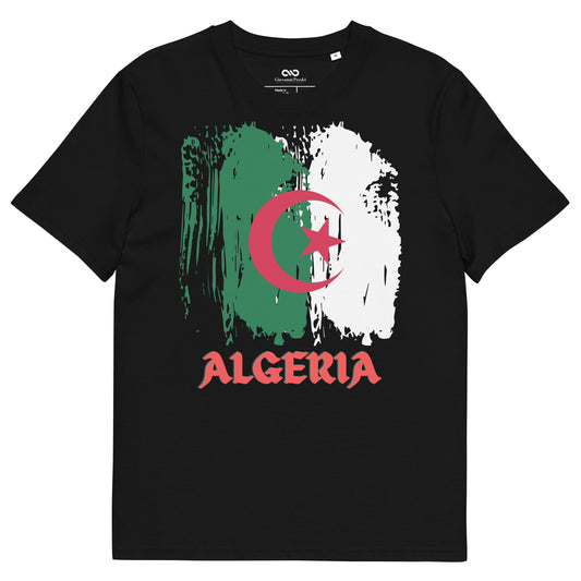T-shirt unisexe ALGERIA en coton biologique