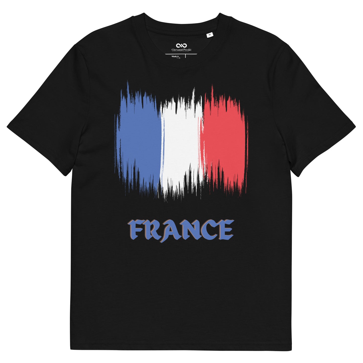 T-shirt unisexe FRANCE en coton biologique