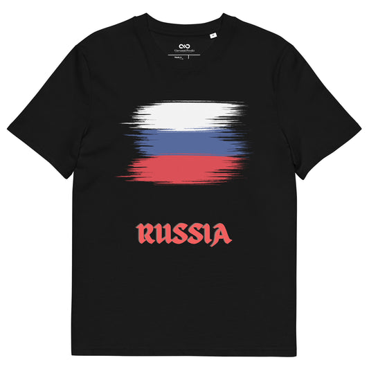 T-shirt unisexe RUSSIA en coton biologique