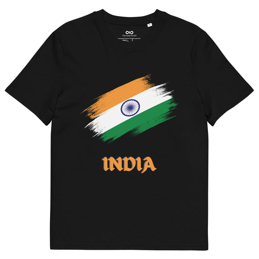 T-shirt unisexe INDIA en coton biologique