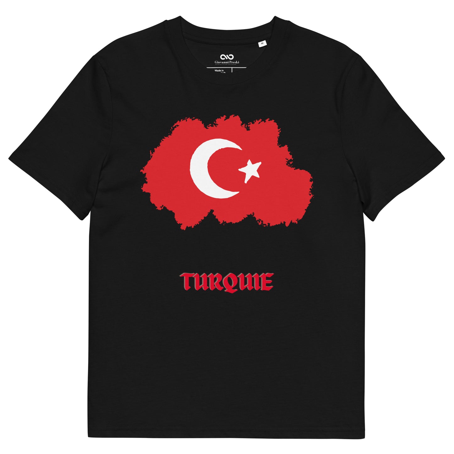 T-shirt unisexe TURQUIE en coton biologique