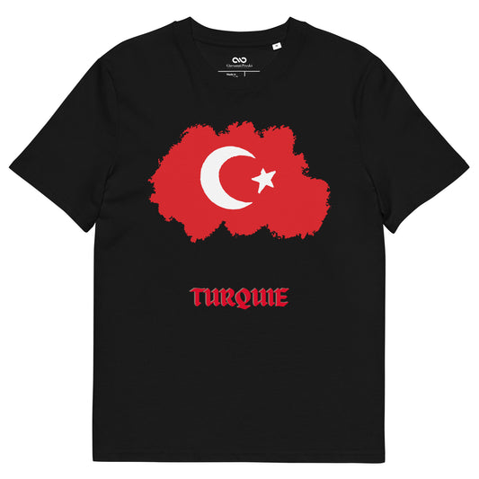 T-shirt unisexe TURQUIE en coton biologique