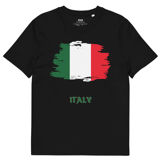 T-shirt unisexe ITALY en coton biologique