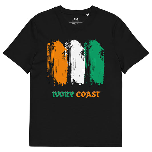 T-shirt unisexe IVORY COAST en coton biologique
