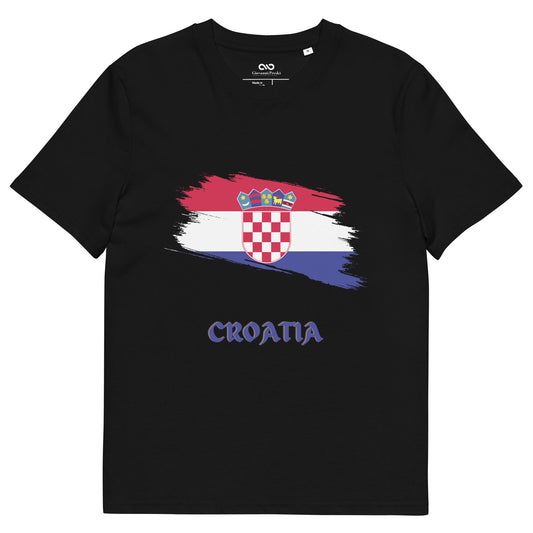 T-shirt unisexe CROATIA en coton biologique