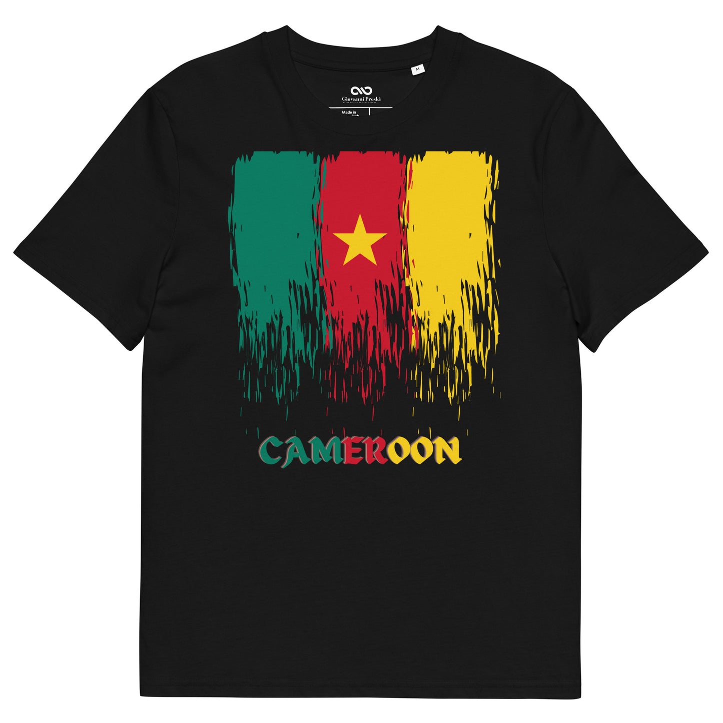 T-shirt unisexe CAMEROON en coton biologique
