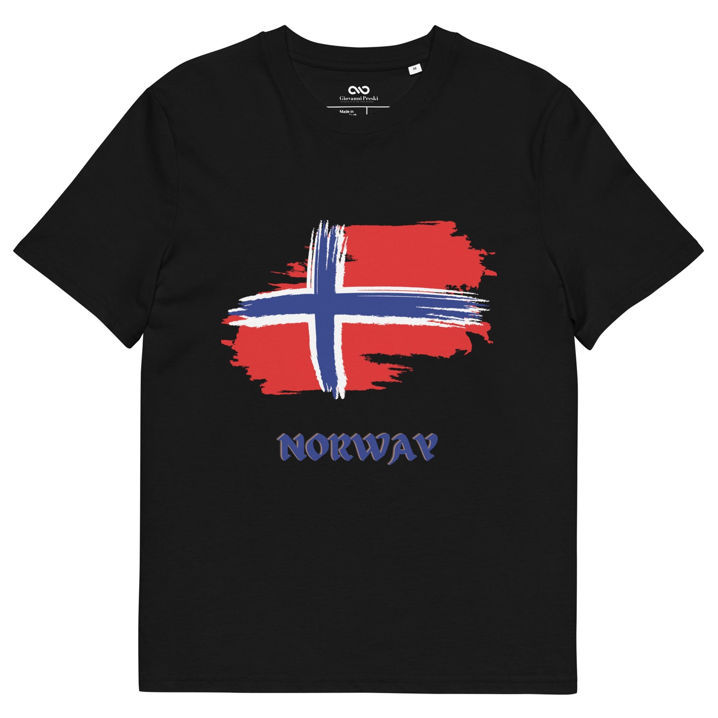 T-shirt unisexe NORWAY en coton biologique