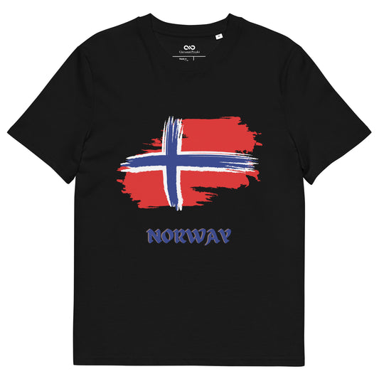 T-shirt unisexe NORWAY en coton biologique