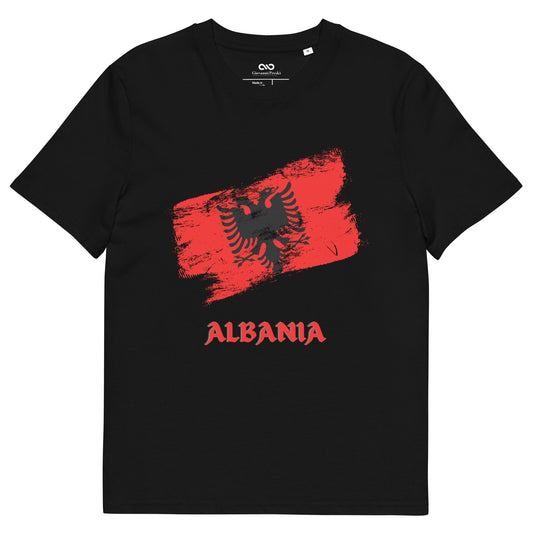T-shirt unisexe ALBANIA en coton biologique