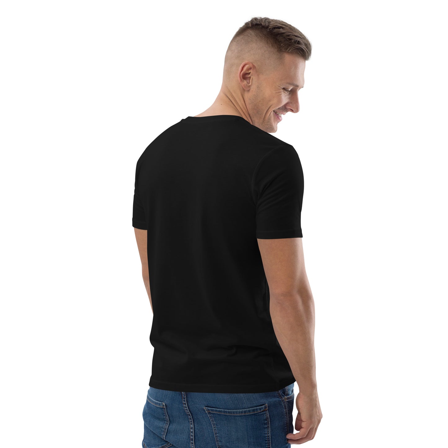 Tee-shirt classique Lion King noir en coton biologique