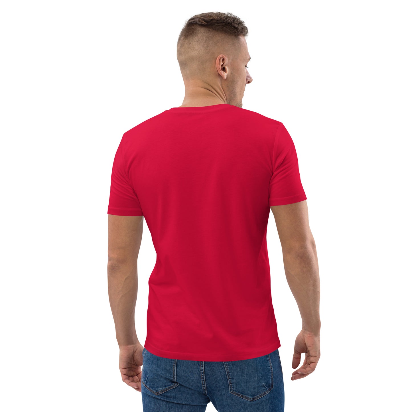 Tee-shirt classique Lion King rouge en coton biologique