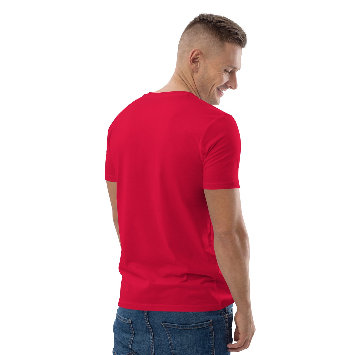 Tee-shirt classique Lion King rouge en coton biologique